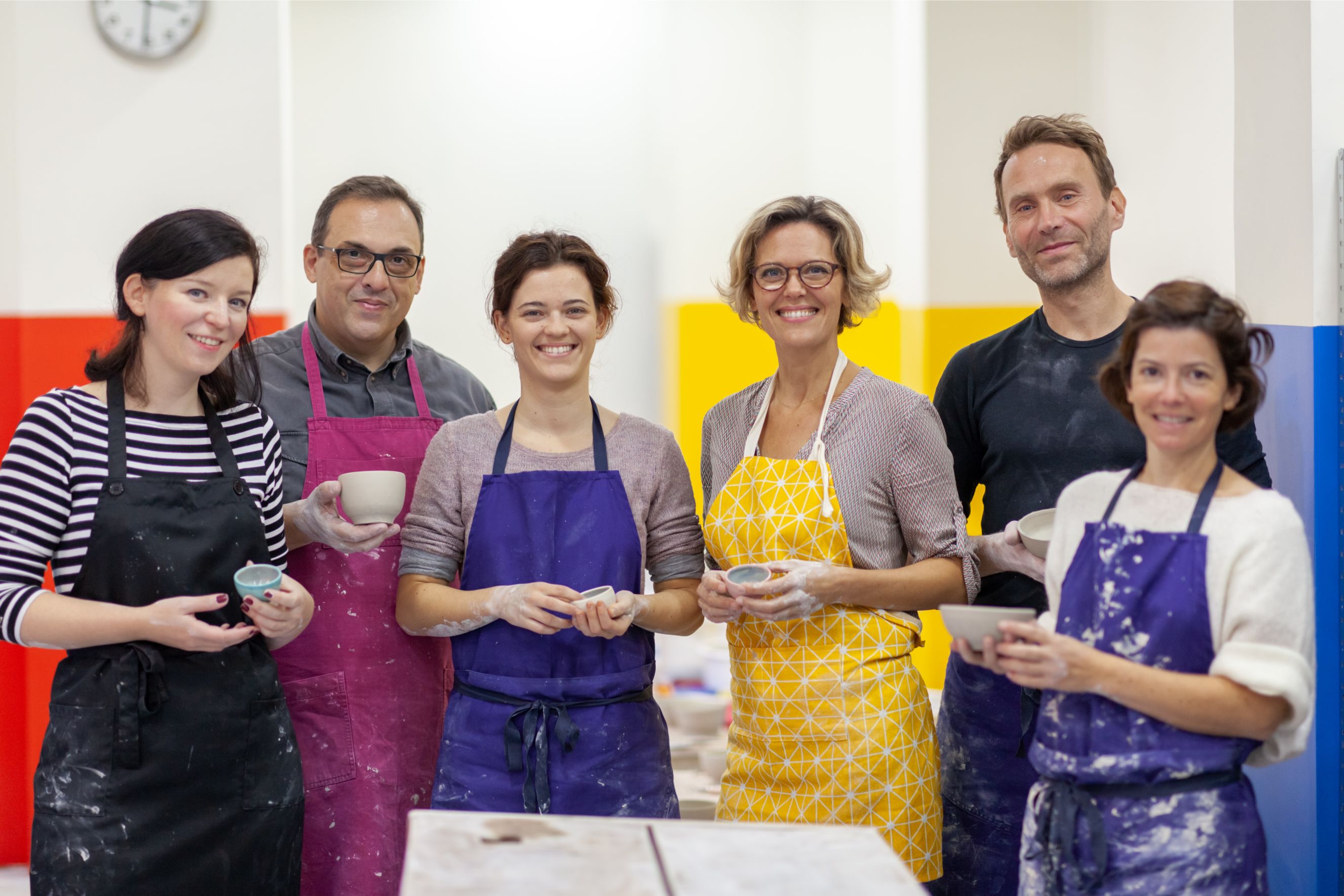 Atelier artistique team building Paris - Poterie