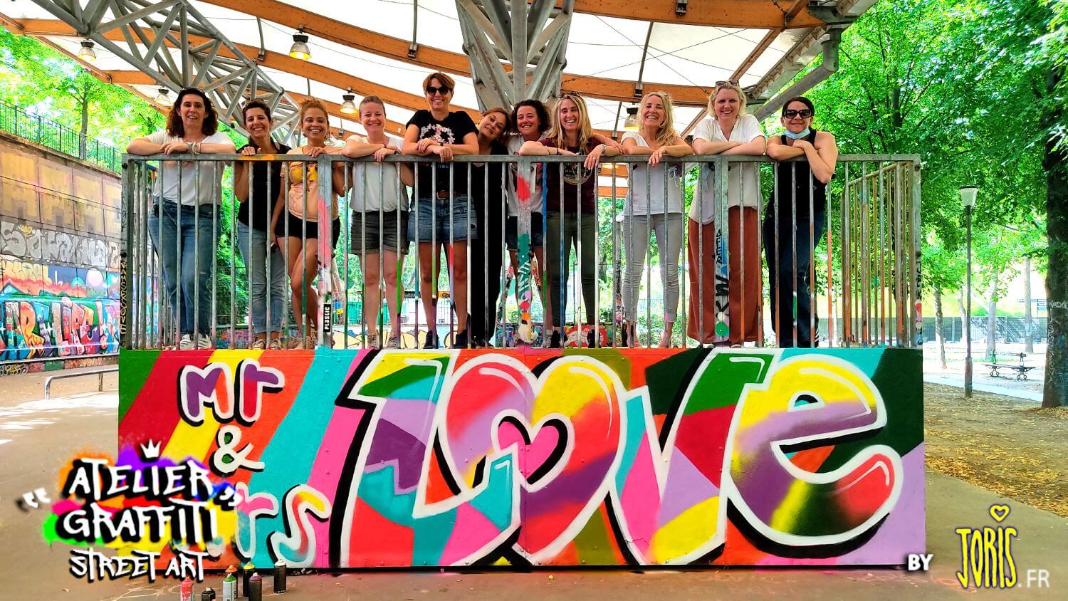Atelier Graffiti Team Building Paris