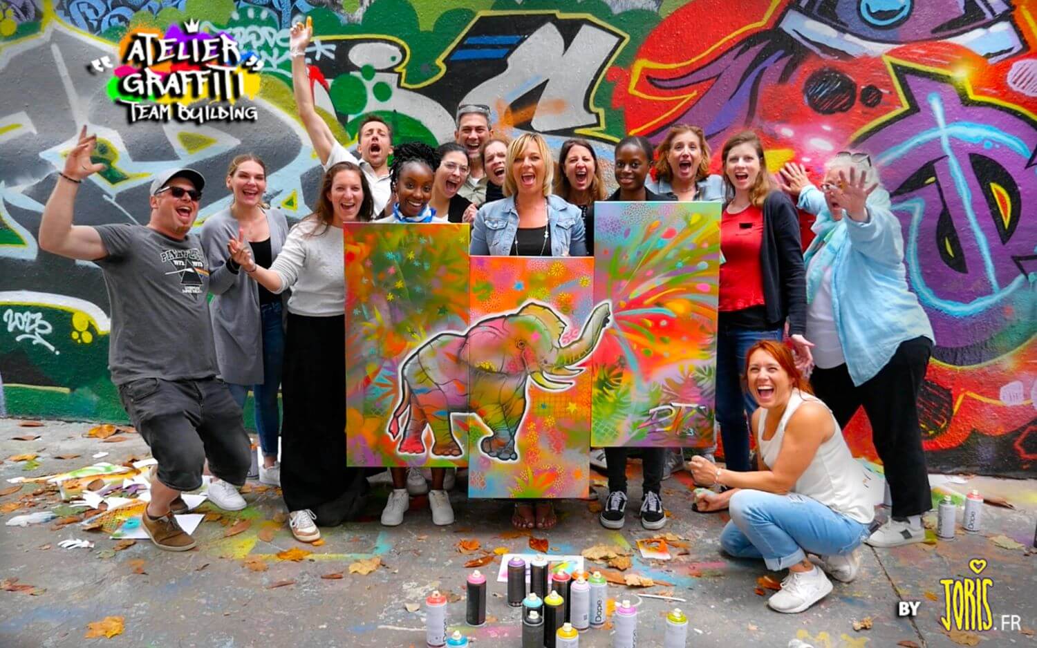 Atelier Graffiti Team Building Paris
