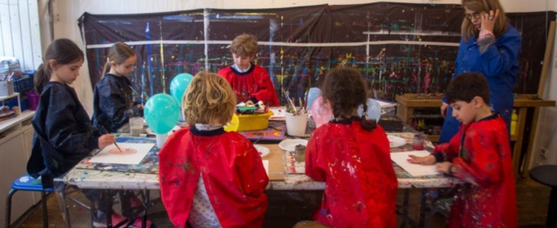 Atelier de peinture pour enfant de 5 ans à Paris 15
