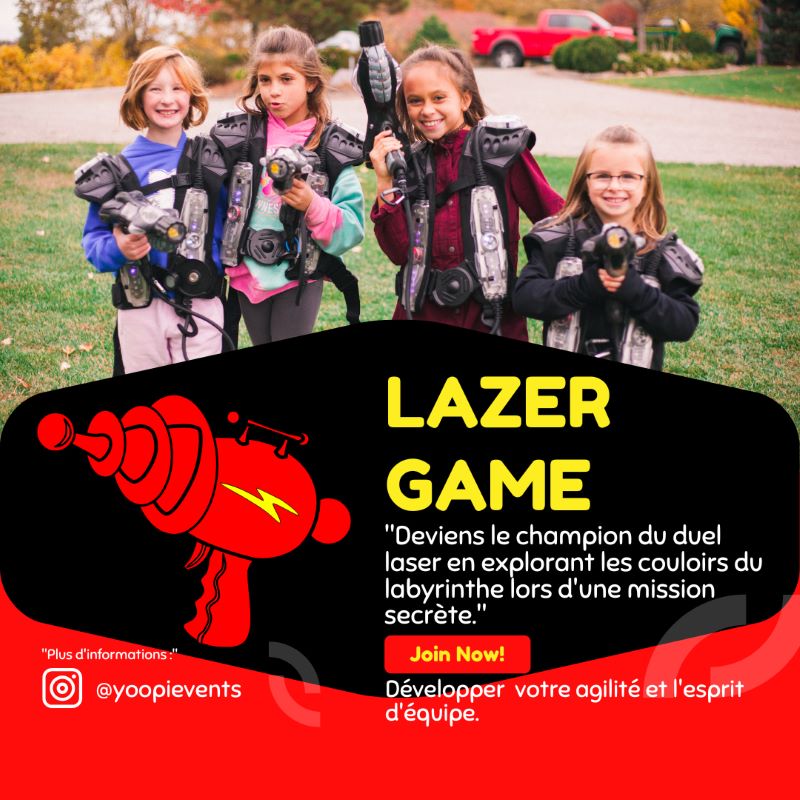 Laser Game connecté anniversaire enfant Paris