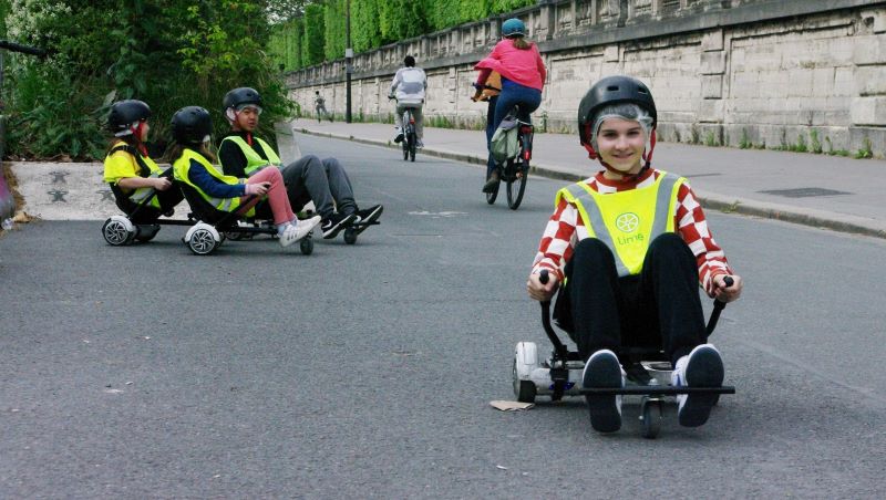 Aventure en hoverkart sur les quais de Seine
