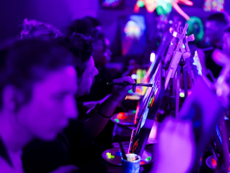 Afterwork Peinture Fluo Paris 5