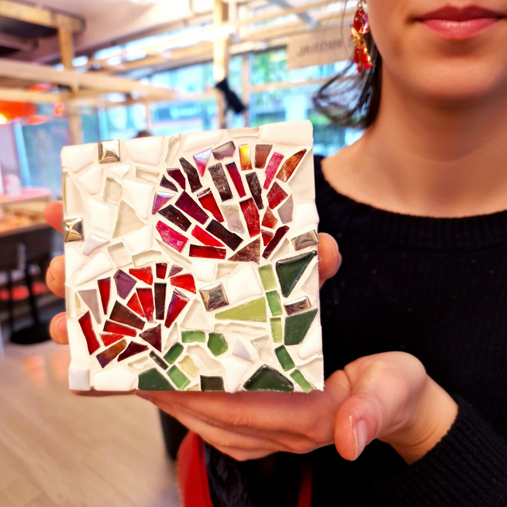 Atelier de mosaïque moderne pour ados à Paris 13