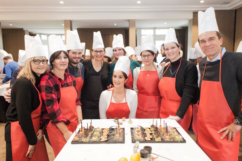 Cooking challenge entreprise team building