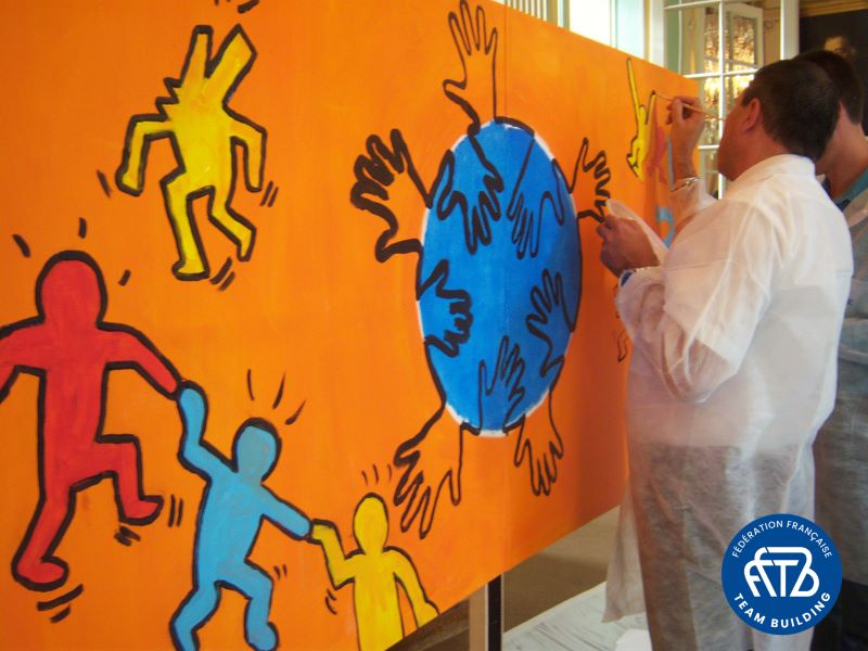 Atelier fresque peinture collective Paris