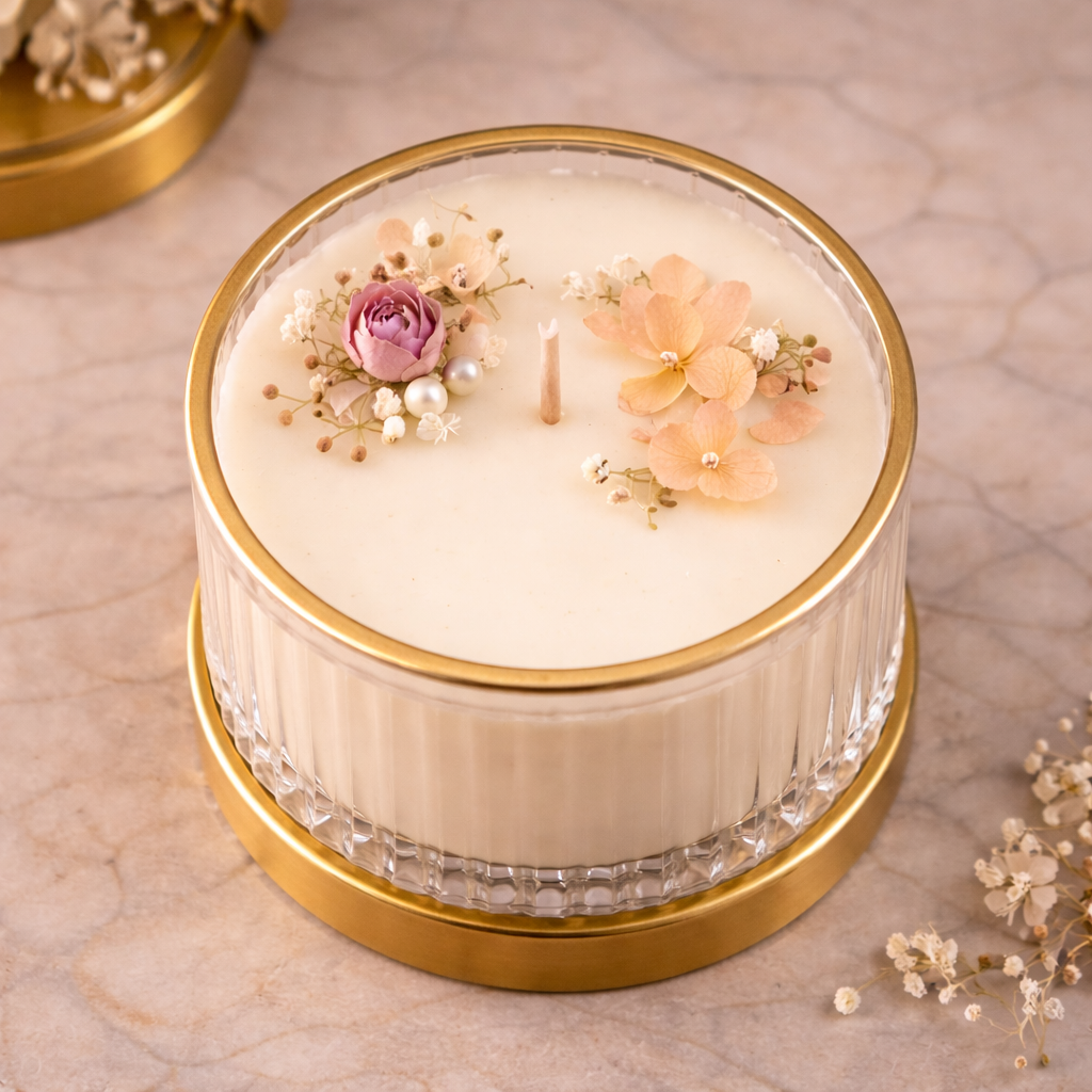 Atelier bougies fleuries Paris - Team building DIY