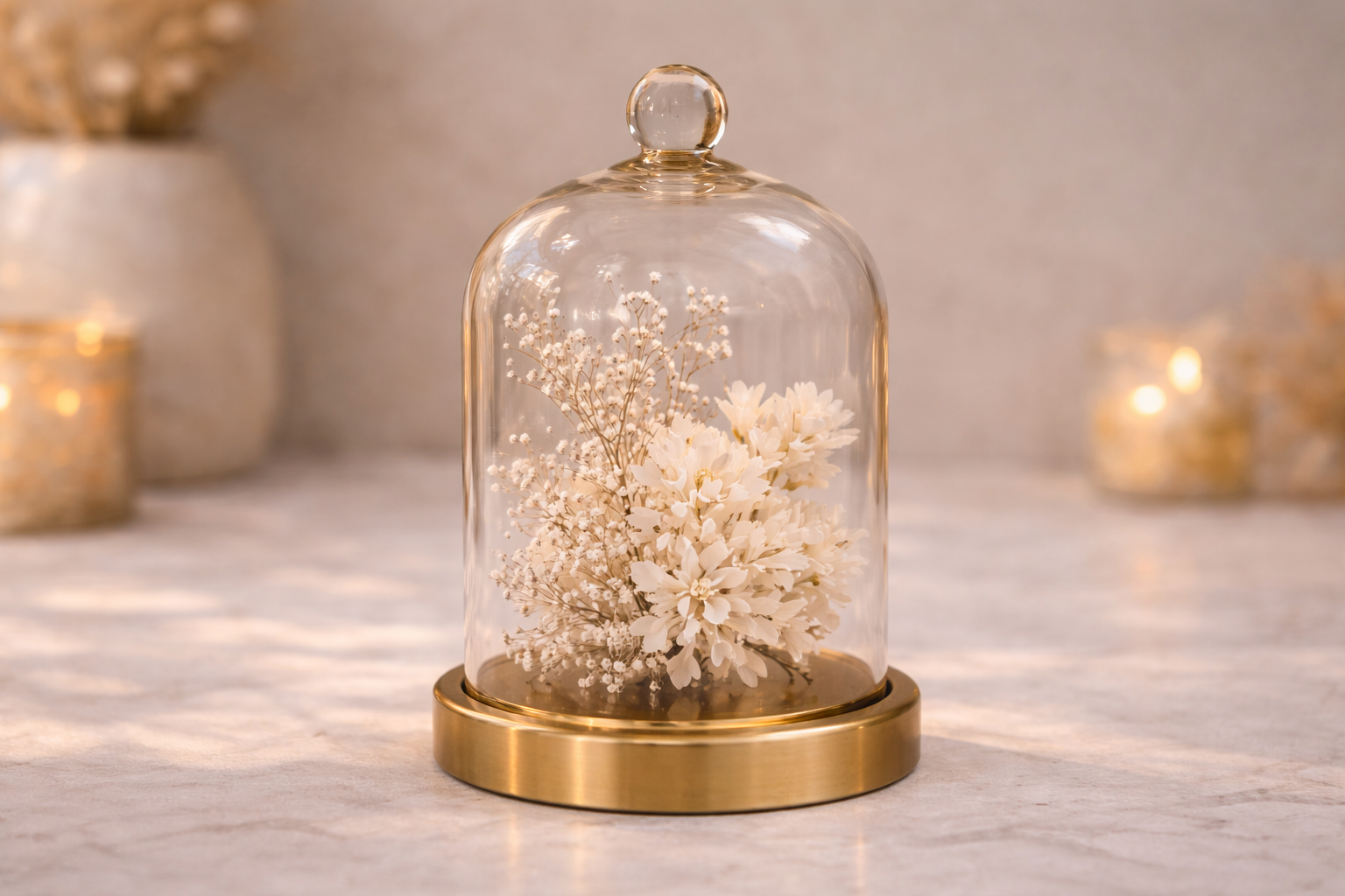 Atelier cloche fleurs séchées Paris